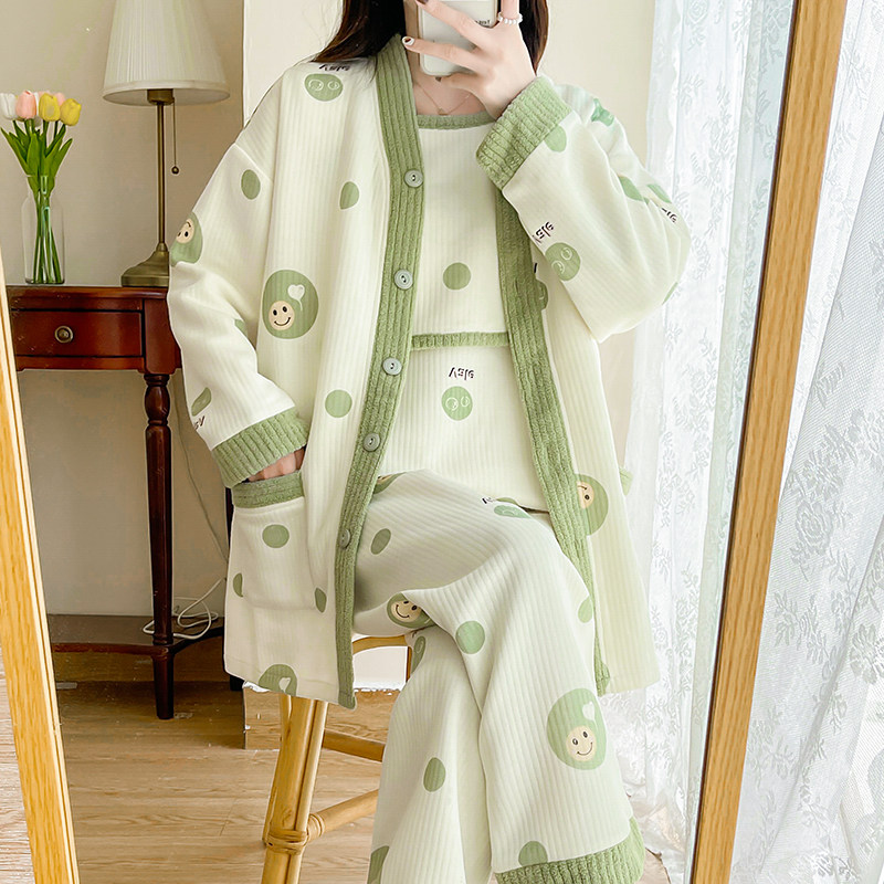 月子服三件套秋冬产后加厚保暖孕妇睡衣大码200斤春哺乳空气夹棉,孕妇装/孕产妇用品/营养,家居服套装,淘宝优惠券,粉丝福利购,淘宝优惠卷