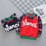 Детский весенний многоцветный приятный телу лонгслив для мальчиков, детская одежда