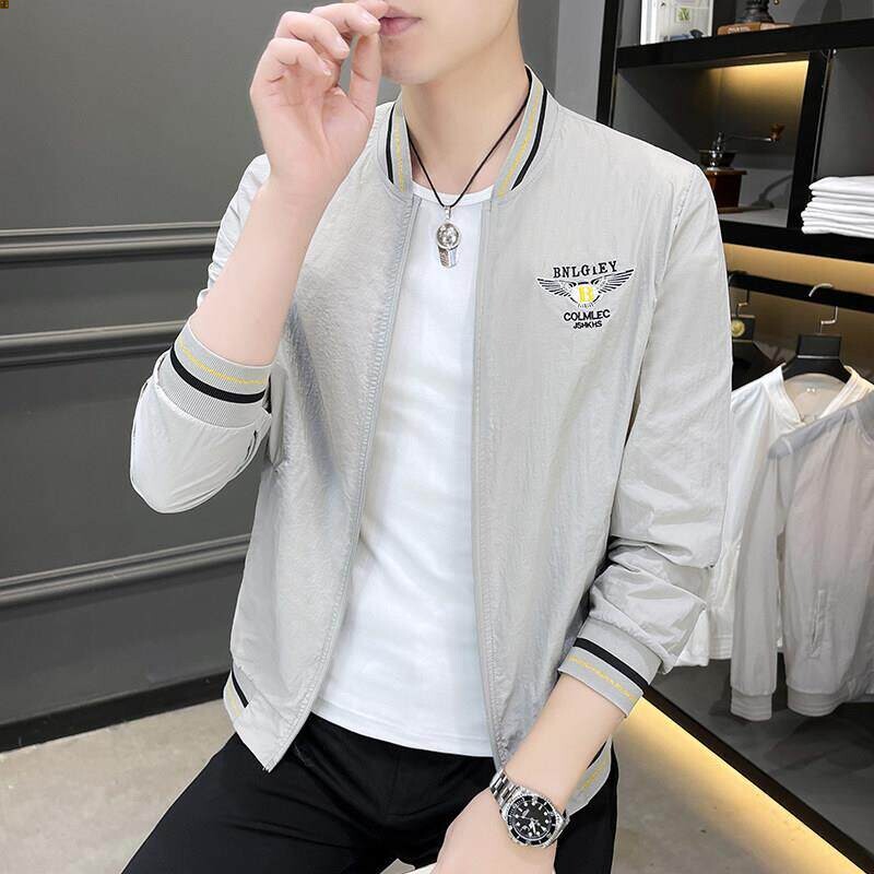 防晒衣外套服潮牌男士款领