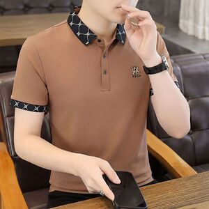 港士博纯棉短袖Polo衫男士夏季休闲翻领T恤上衣2026新款半袖男装