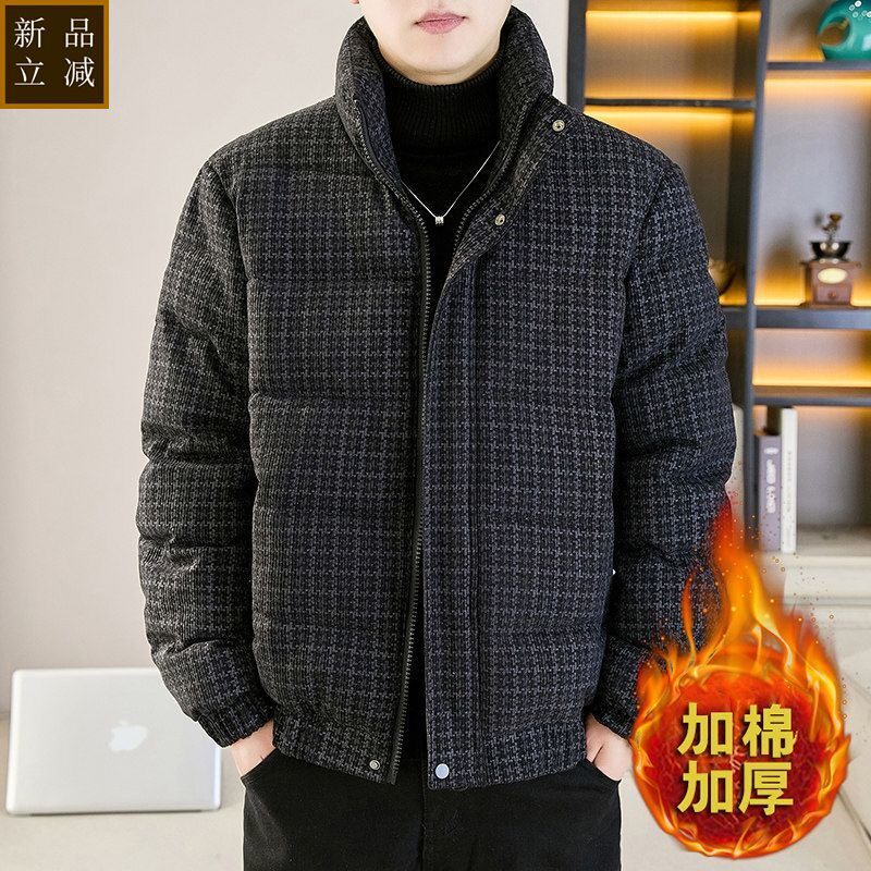 品质冬季2026年新款灯芯绒棉衣男士加厚棉袄外套潮流帅气棉服保暖