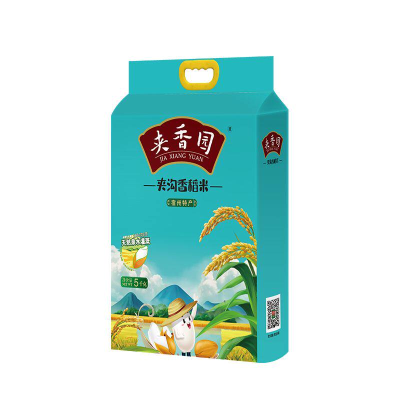 宿州特产夹香园夹沟香稻米5kg真空袋装做饭煮粥