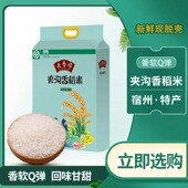 夹沟香稻米10斤袋装 清香粳米煮米饭夹香园5kg寿司米饭大米