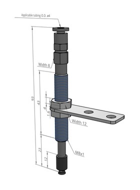 机械手真空吸盘气动吸嘴头ZPT02/04/06/08UNK10/USK10-04/06-A8