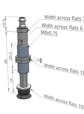 气动真空吸盘ZP3-T04/T06/T08/T10/T13/T16UMNK10-U4/U6/04/B5
