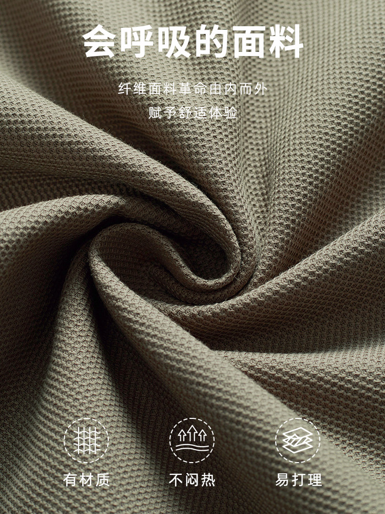 SUMMER HEAVYWEIGHT COTTON MENS SHORT-SLEEVED T-SHIRT LAPEL ITALIAN POLO SHIRT NEW CASUAL AND VERSATILE FOREIGN TRADE TOP TREND