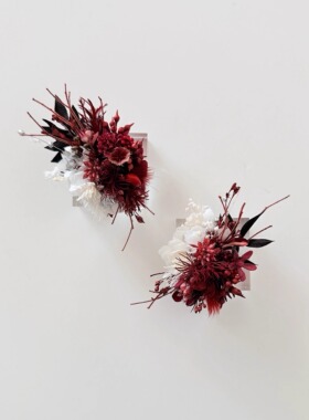 想象STUDIO原创设计永生花戒指 高级感婚礼婚戒 求婚对戒植物戒指