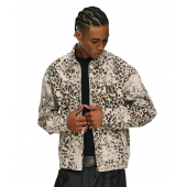 豹纹夹克短款 复古洗水工装 ANTIDOTE美式 外套男 Sillygami同款