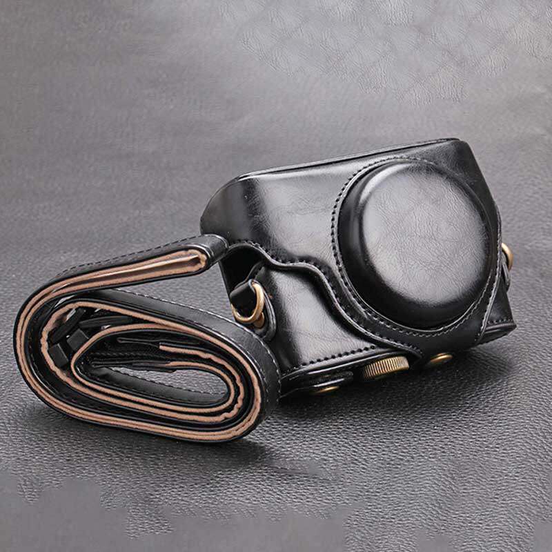 适合索尼rx100m7 m5a皮套黑卡6 rx100m6m4 m5 zv1 zv1复古相机包