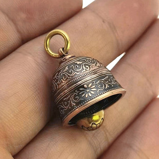 好成交吧手工制作送个性男女学生情侣保真日本1钱紫铜硬币小铃铛