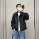 休闲百搭薄款 梅一天时尚 极简立领夹克男2026春秋新款 通勤外套上衣