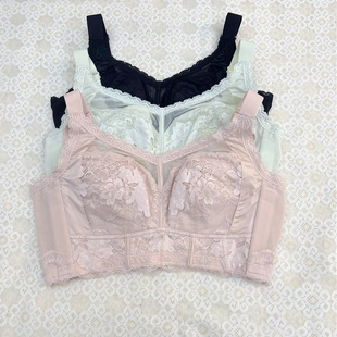 无钢圈半长围大胸显小 FC0482薄款 2023新款 美思文胸品牌专柜正品