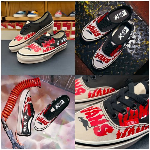VANSxSoonEasy涂鸦低帮帆布鞋