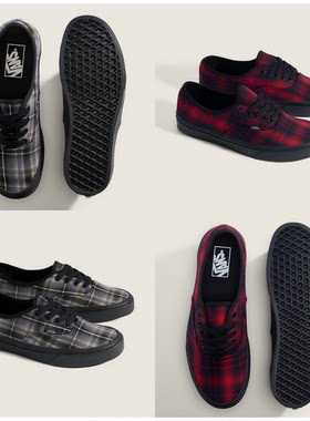 VANS范斯Authentic格子帆布鞋