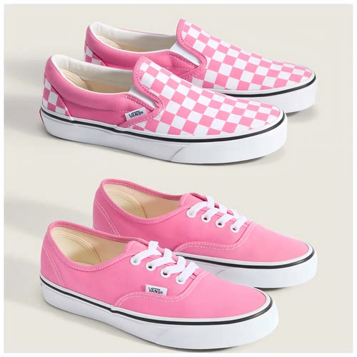 VANS范斯棋盘格Slip-On帆布鞋