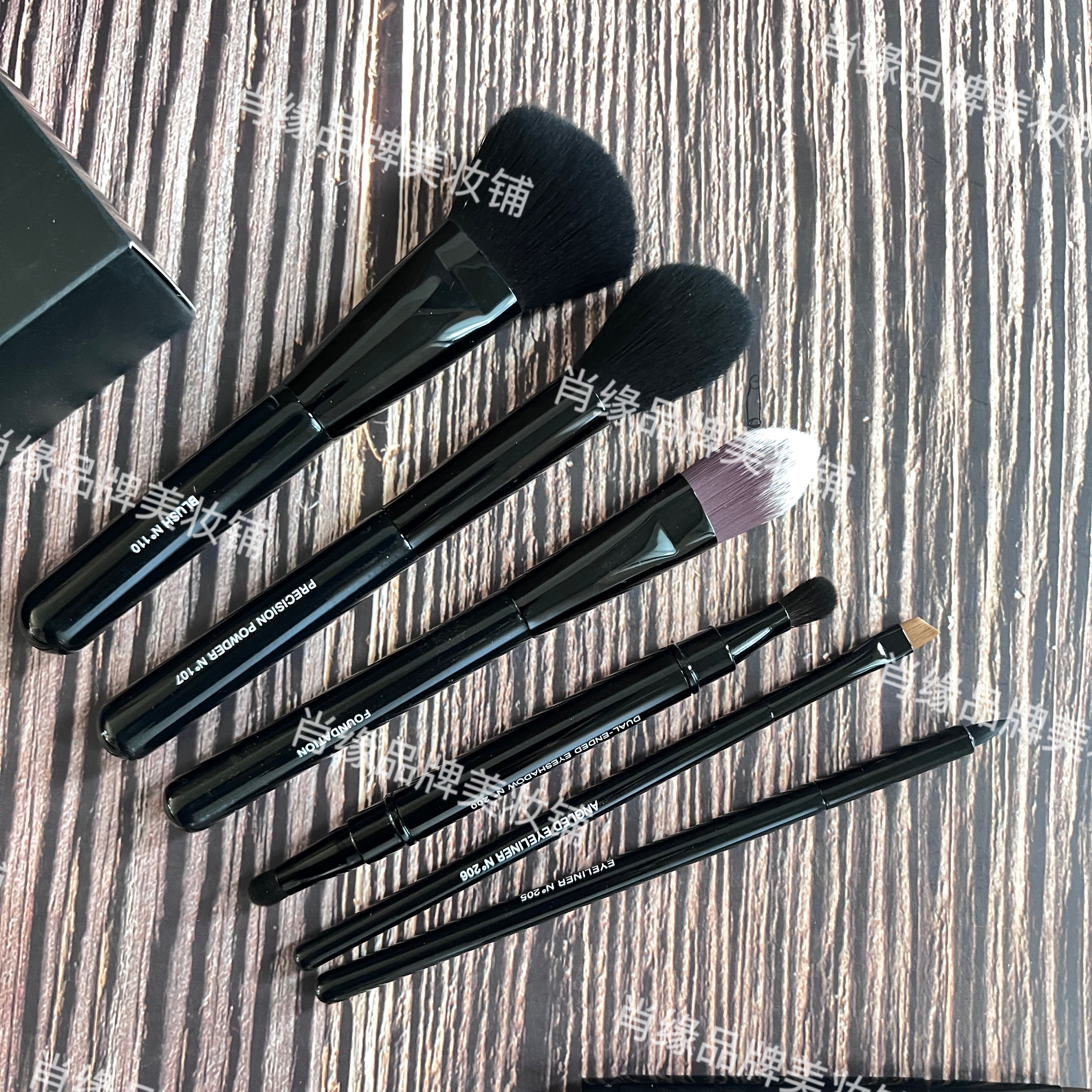 香香6/9支化妆刷散粉刷腮红刷泪沟遮瑕刷刀锋刷 送拔盖唇刷