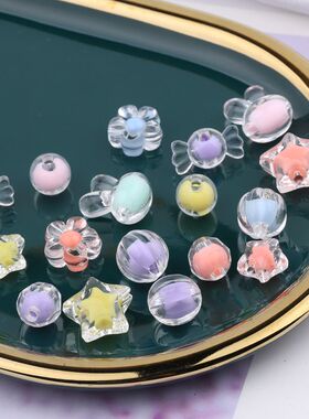 diy材料包项链儿童卡通散珠