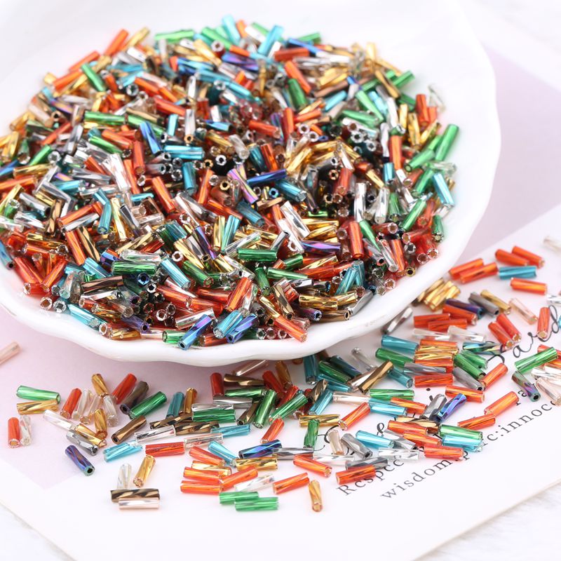 diy螺旋编织项链发簪流苏散珠