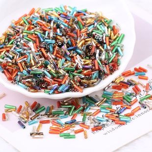 6mm螺旋管子米珠diy编织手链项链散珠配件发簪流苏珠子手工材料