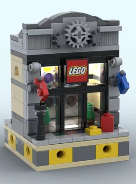 LEGO乐高910009 mini乐高商店 零件包+电子版图纸（不包含人仔）