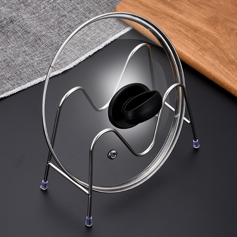 坐式锅盖架304不锈钢台面案板