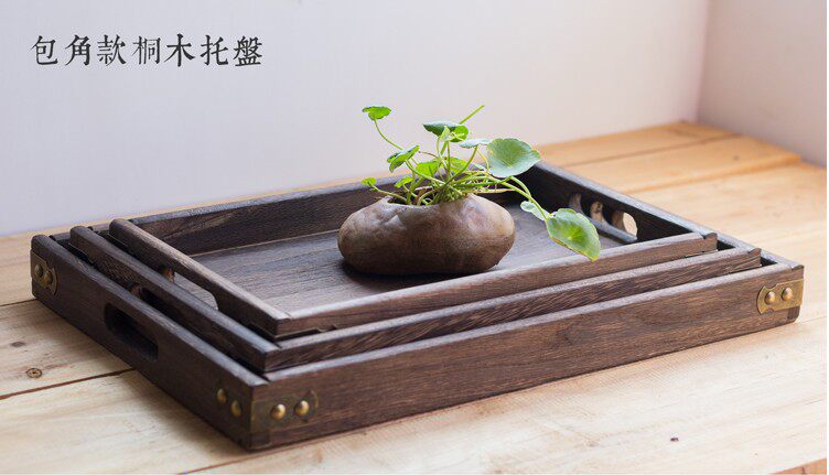 家用功夫茶盘实木新中式