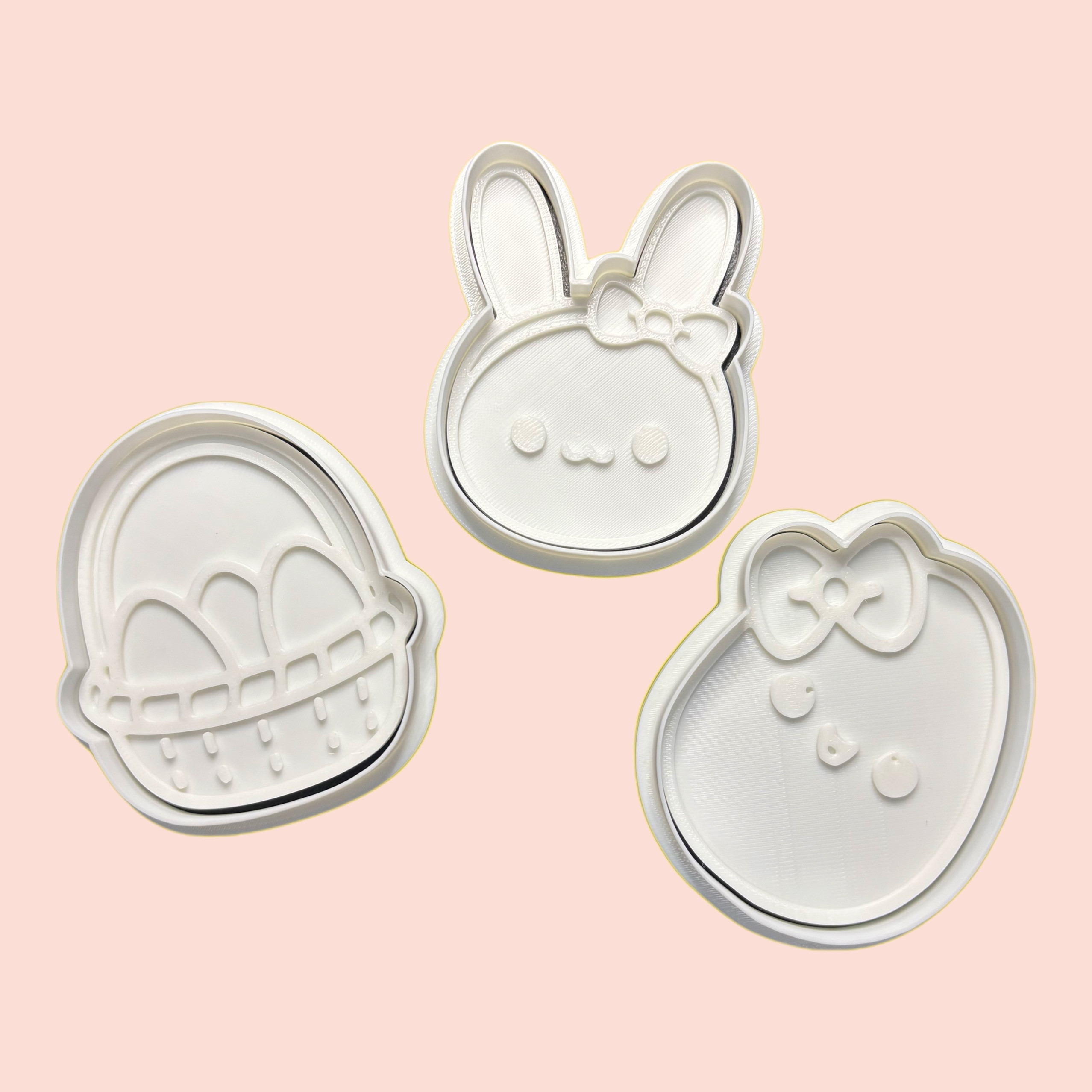 复活节系列小鸡兔子鸡蛋饼干模具卡通可爱翻糖蛋糕装饰烘焙印花模