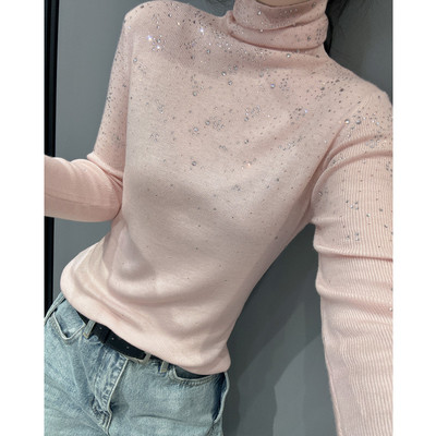 秋冬款显瘦修身毛衣打底衫长袖女