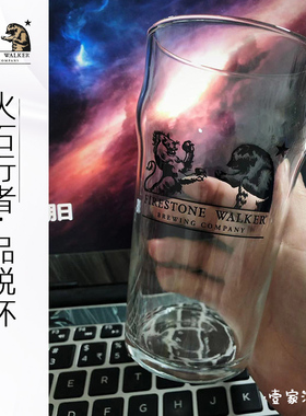 美国火石行者小杰克firestone精酿啤酒杯玻璃杯品脱杯家用酒具