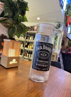 全新杰克丹尼玻璃带盖调酒壶