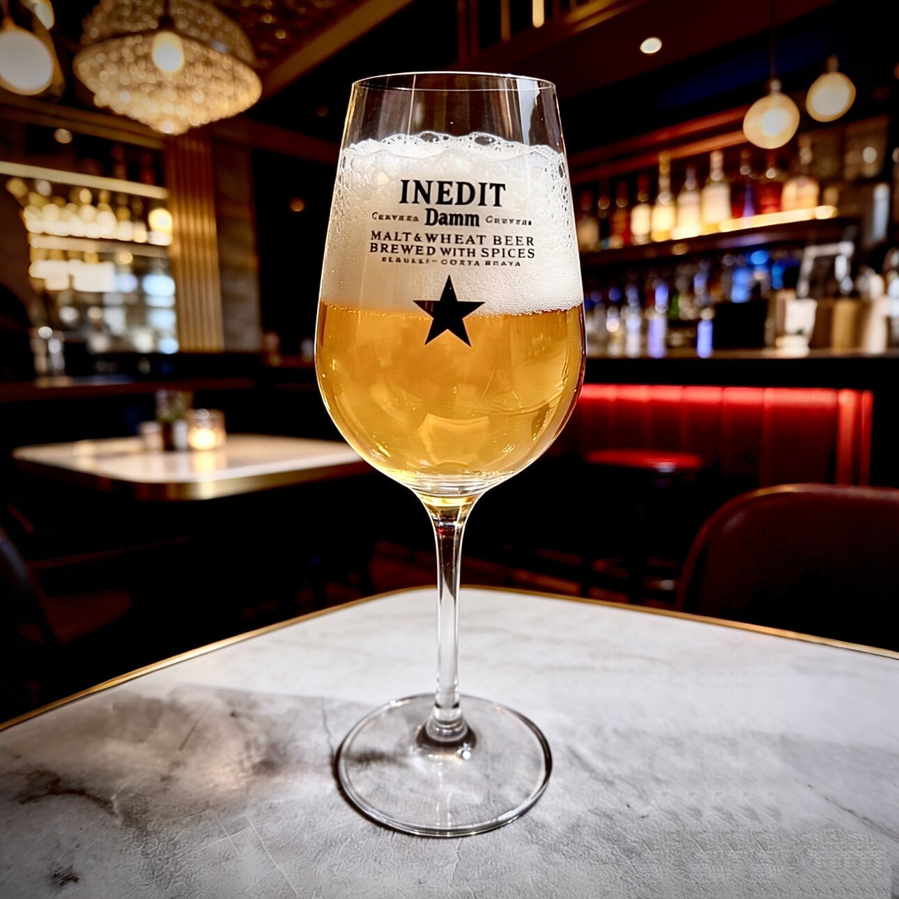 西班牙艾帝达姆星精酿啤酒杯