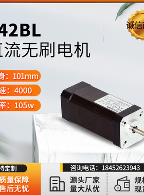 42直流无刷马达S42BL10124V4000转105W厂家直销温升低噪音小直销
