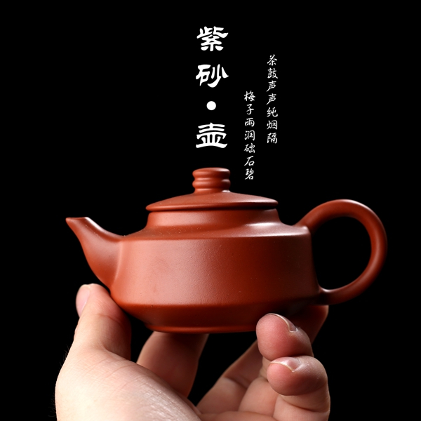 宜兴壶中式紫砂小号茶壶功夫茶具