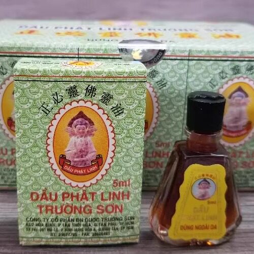越南长山正必灵佛灵油5ml/瓶 蚊叮虫咬 舒筋扭伤 舟车晕浪