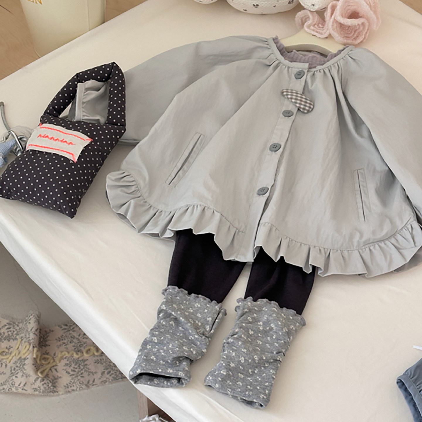 女宝宝宽松慵懒韩系外套上衣女童春装2026新款女婴儿春秋薄款风衣,童装/婴儿装/亲子装,普通外套,淘宝优惠券,粉丝福利购,淘宝优惠卷