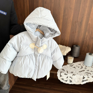 女宝宝超有型灯笼棉服外套女婴儿童冬季棉袄女童洋气加厚保暖棉衣