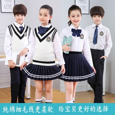 中小学生朗诵纯棉毛衣幼儿园园服