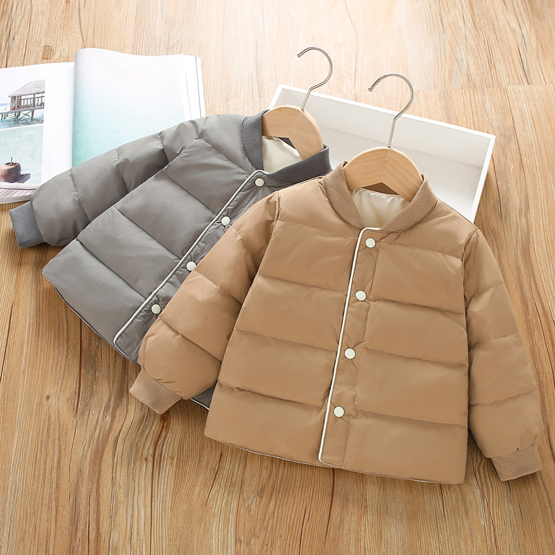 90白鸭绒 男童轻薄款羽绒服搭校服内搭内胆小男孩秋冬款羽绒外套