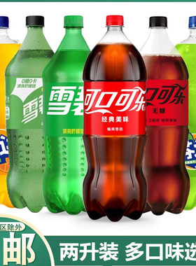 可口可乐橙味芬达大瓶饮品雪碧