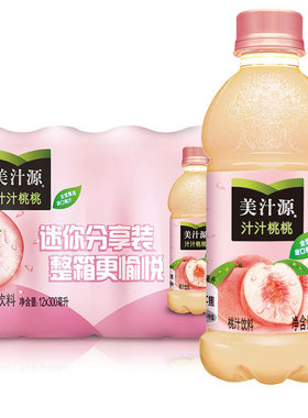 美汁源桃饮料混合装饮品