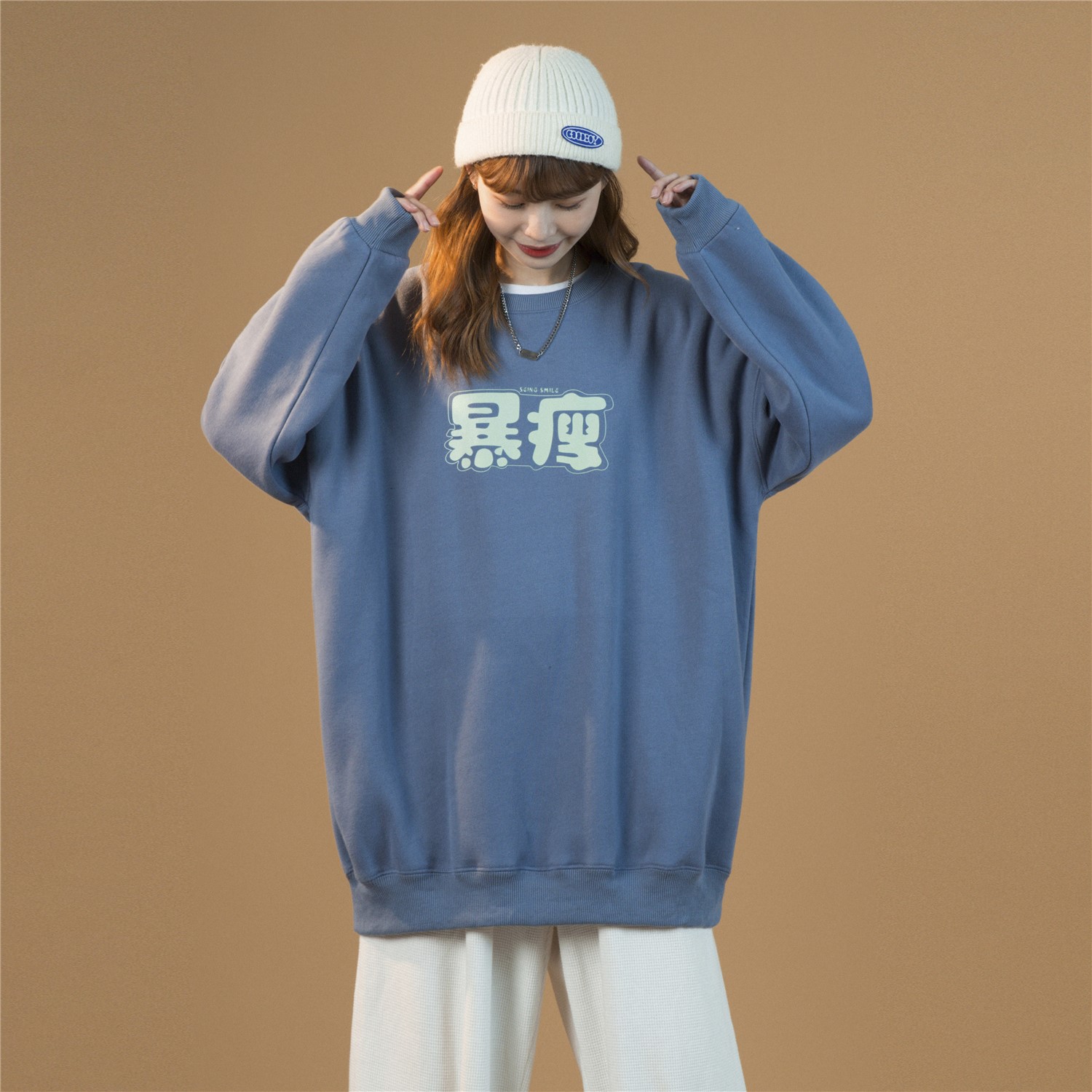 秋装2022中性套头卫衣情侣装学生秋季港风外套潮流1011-P38女类目,女装短外套,电商A233-1