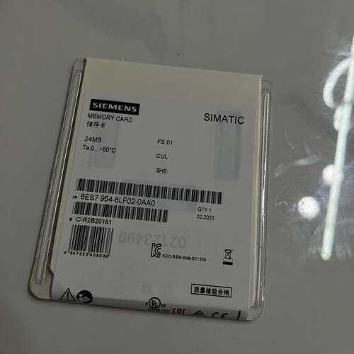 议价6ES7954-8LF02-0AA0存储卡，24MB，可维修