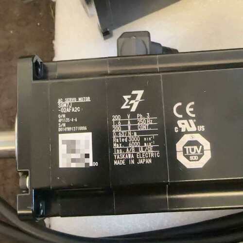 议价安川驱动器电机、SGD7S-1R6A20A023F40、SG可维修