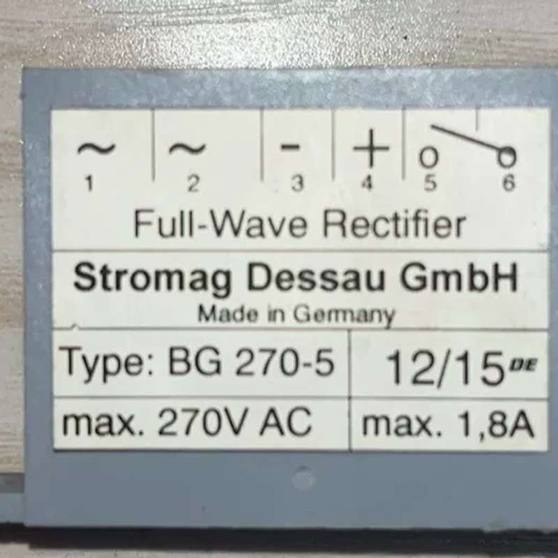 议价Stromag Dessau GmbH 整流模块BG270-可维修 - 实物图