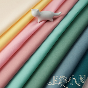 纯色雪纺 挂里衬里适用  DIY时装古风汉服褙子襦裙布面料玉猫小阁