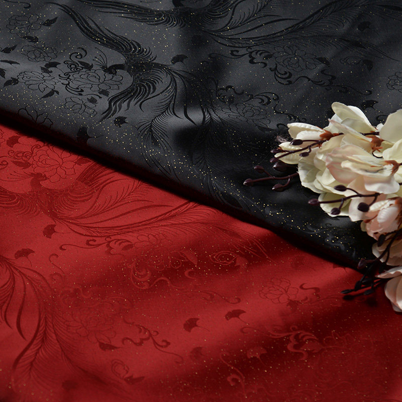 凤凰于飞仿金通织金凤鸟提花汉服婚服袄子比甲立领明制马面裙布料,纺织面料/辅料/配套,汉服面料,淘宝优惠券,粉丝福利购,淘宝优惠卷