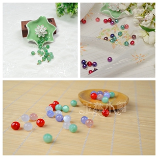 多色仿猫眼/玉石/珍珠树脂纽扣古风汉服明制立领方领扣子缝纫辅料