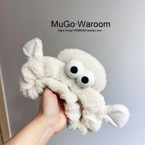 可爱洗脸束发带MuGo毛绒卡通