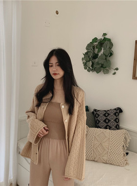 MYWAY 抹胸吊带奶咖色