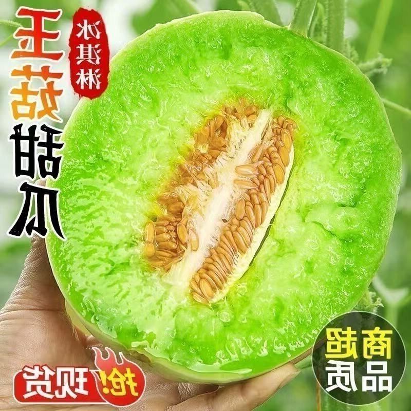 甜瓜现摘玉菇冰淇淋现发新鲜海南
